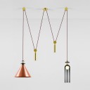 Roll & Hill - Shape Up Double Pendant Cooper